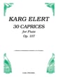 30 CAPRICES OP 107 FLUTE cover